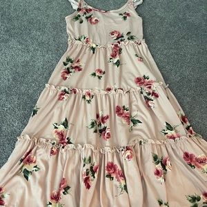 Girls rose dress